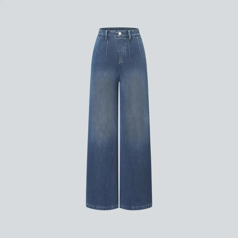 ⏰ TODAY ONLY - High Waisted Tummy Control Wide Leg Jeans