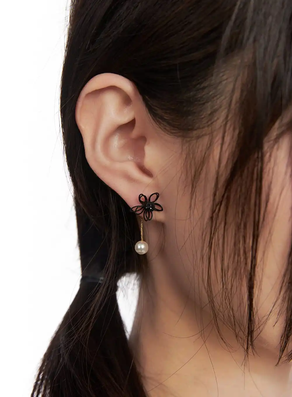 Pearl Stainless-Steel Earrings