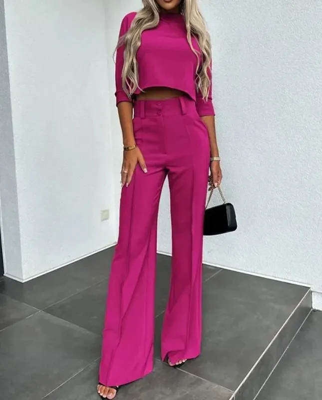 Modern Matching Top and Trousers