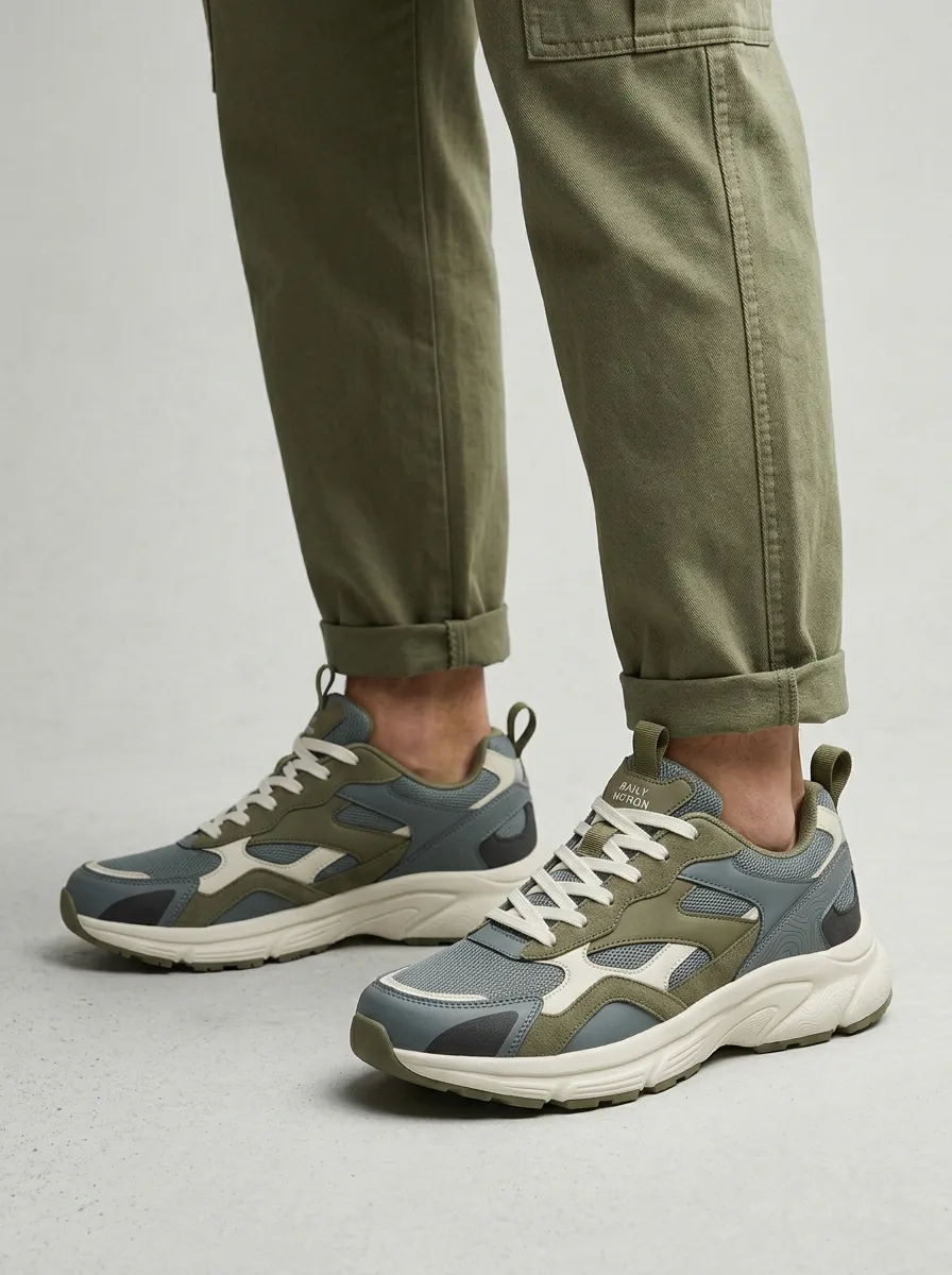 Colorblock Everyday Pattern Sneakers