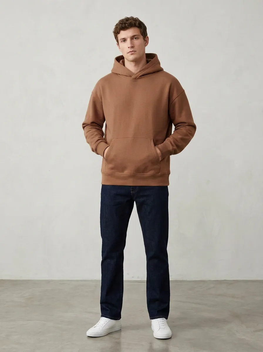 Daily Comfort Printed Unisex Hooded Sweatshirt