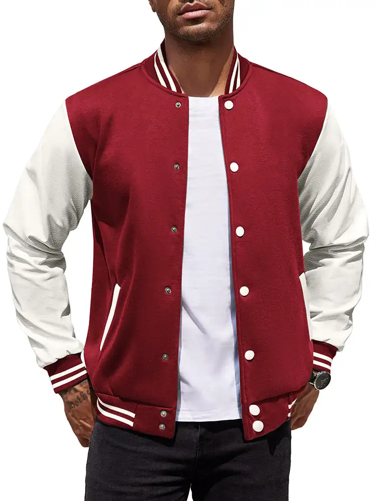 Fashion Varsity Baseball Bomber Jacket
