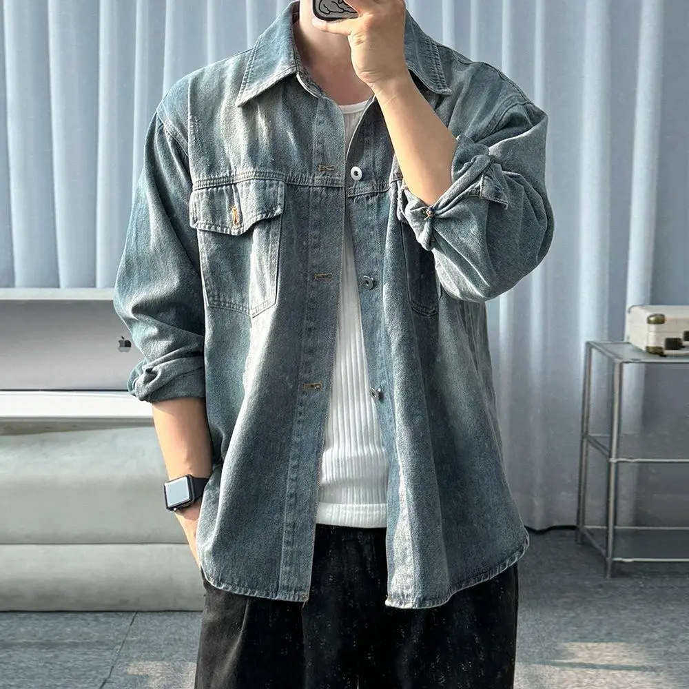 Scratch Faded Denim Shirt
