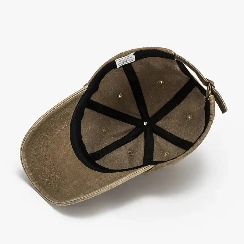 Washed Curved Brim Hat