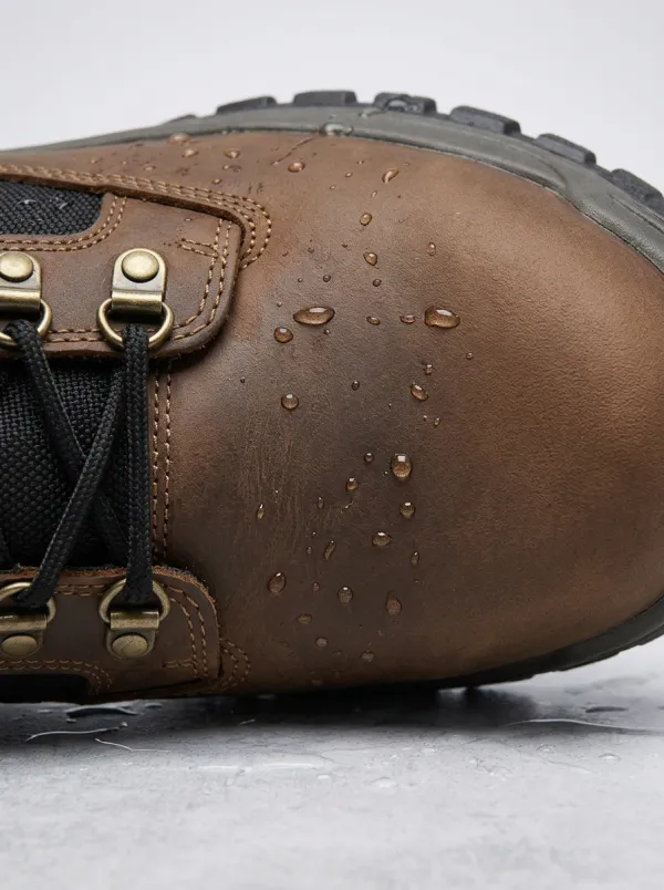 Men's Outdoor Tactical Waterproof Leather Work Boots