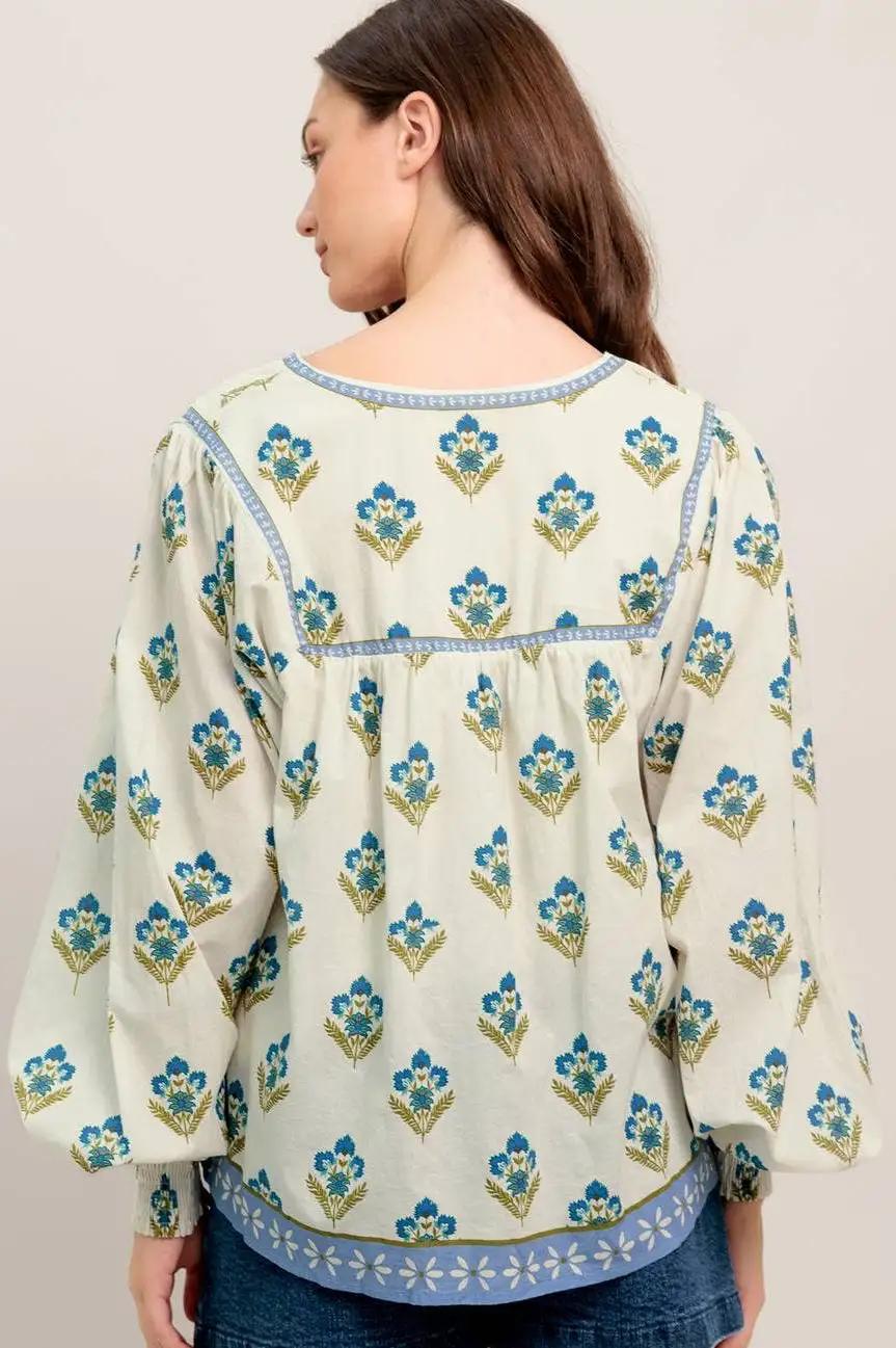 Floral Women's Blouse Top