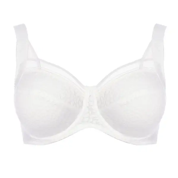 Women's Full Coverage Underwire Four-Part Cup Adjustable Straps Mesh Bra