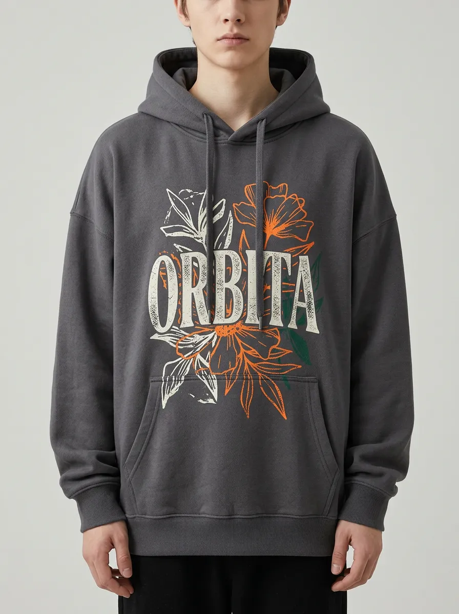 Unisex Orbita Floral Graphic Hoodie