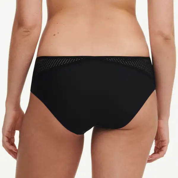 Women's Mid Rise Lace Mesh Supportive Fit Boxer Panty