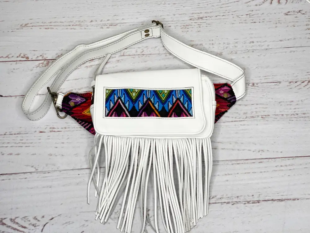 Fringe Detail Adjustable Fanny Pack