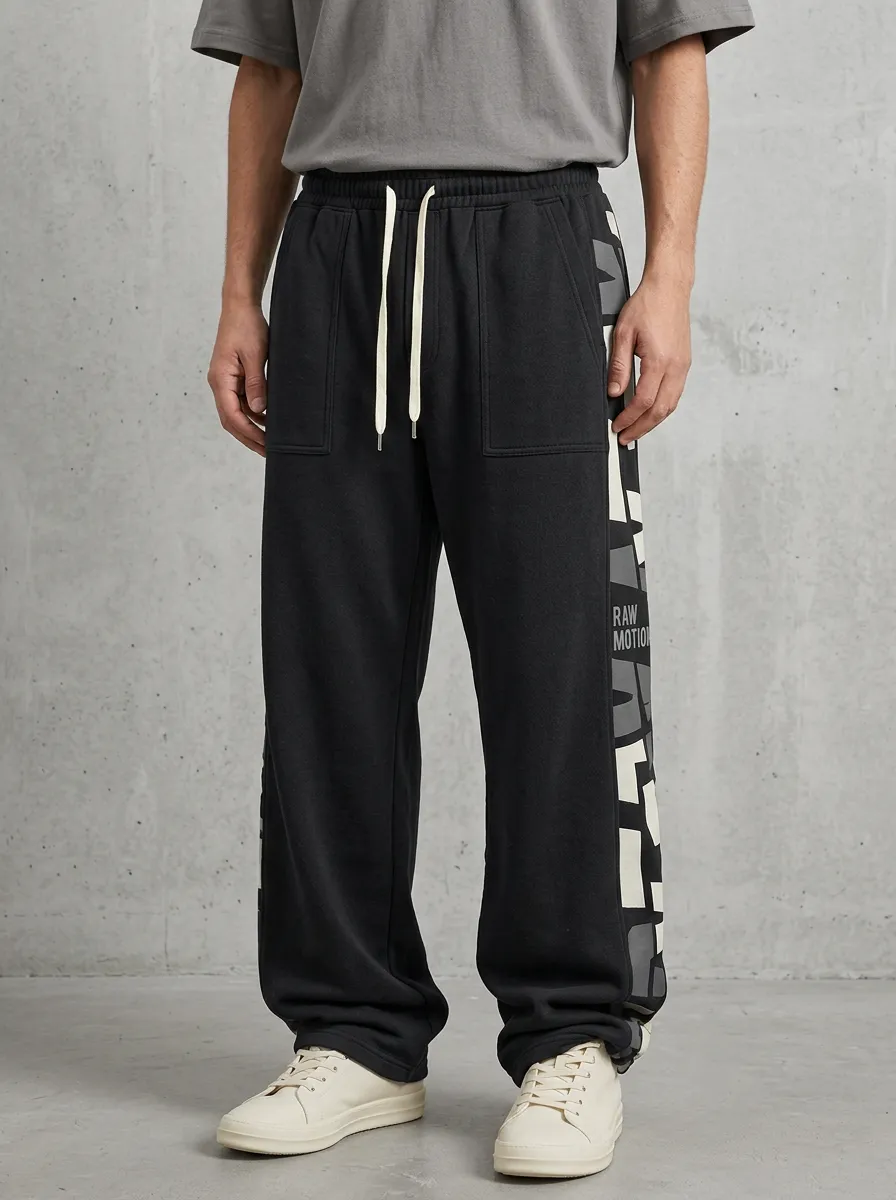 Urban Sweatpants Geometric Men's Sweatpants