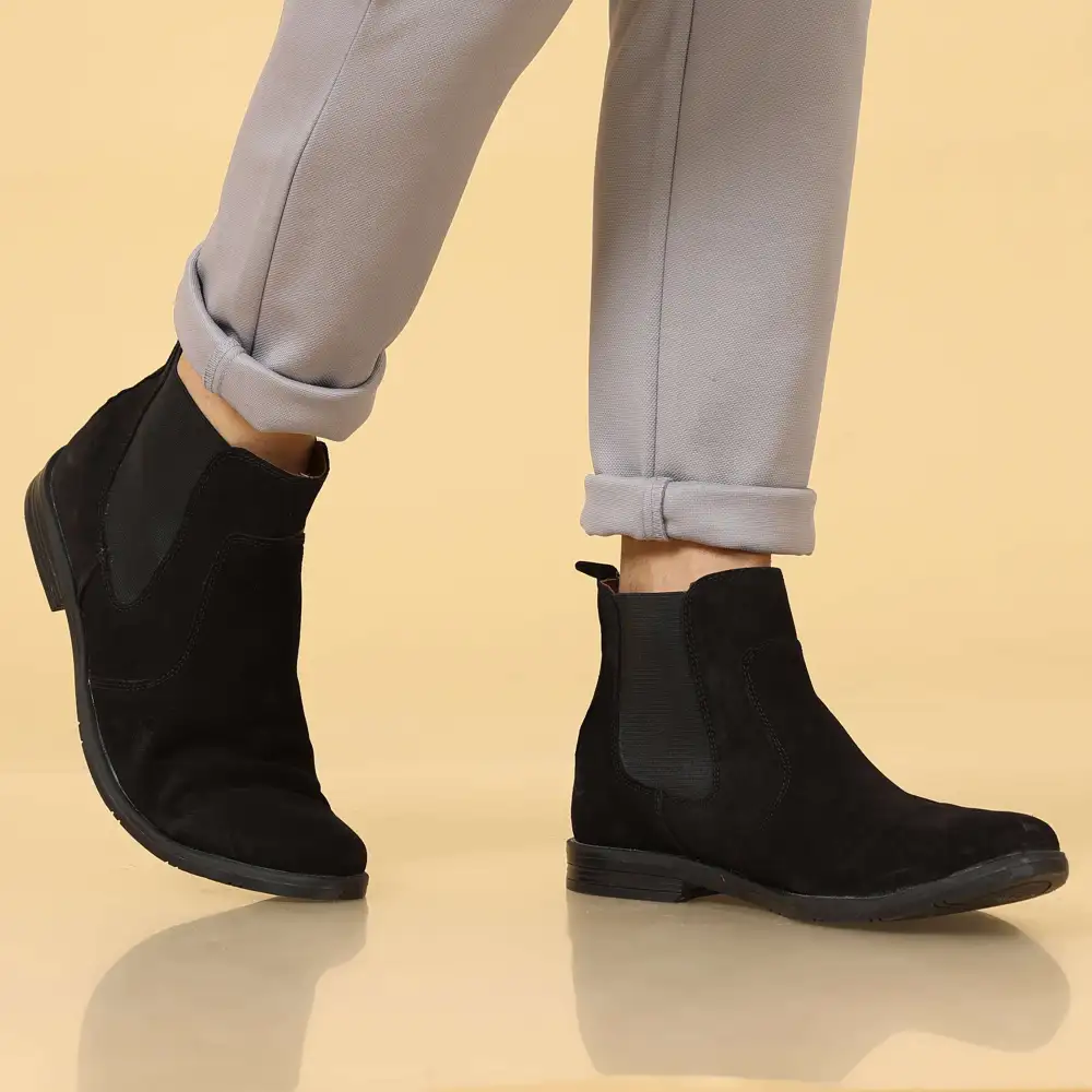 Men's Country Inspired Leather Chelsea Boots