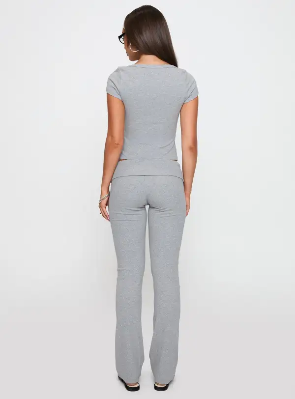 Ribbed Truth Straight Leg Pants