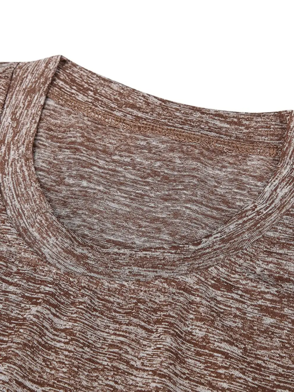 Button Detail Crew Neck Tee