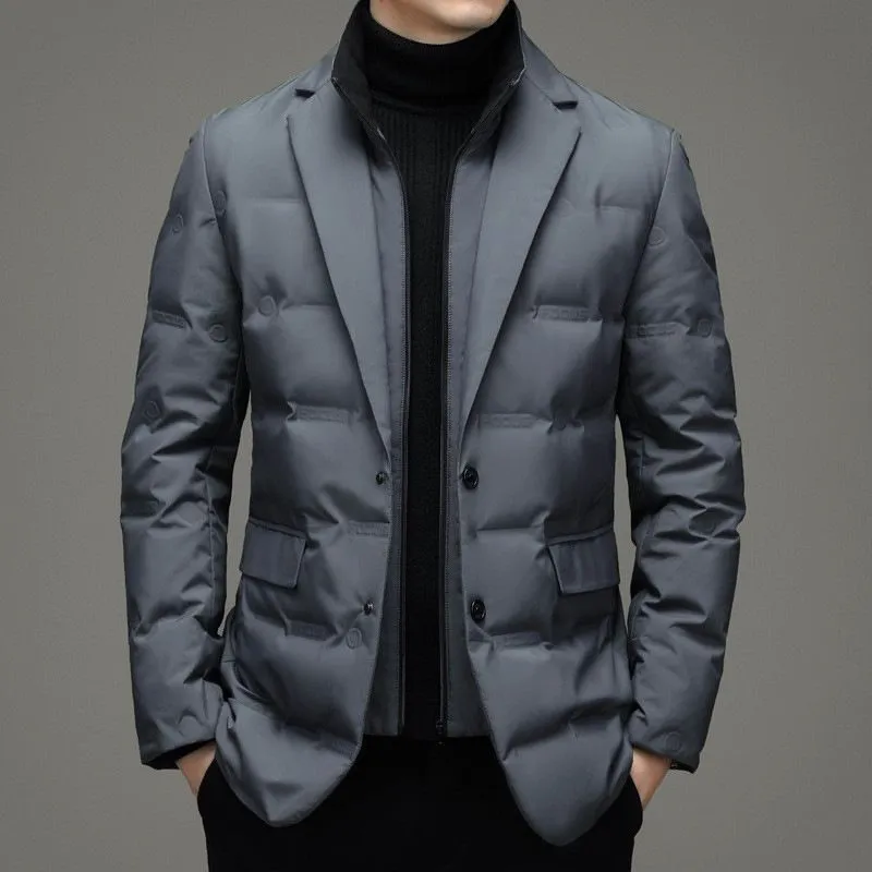 Layered Garment Washed Jacket