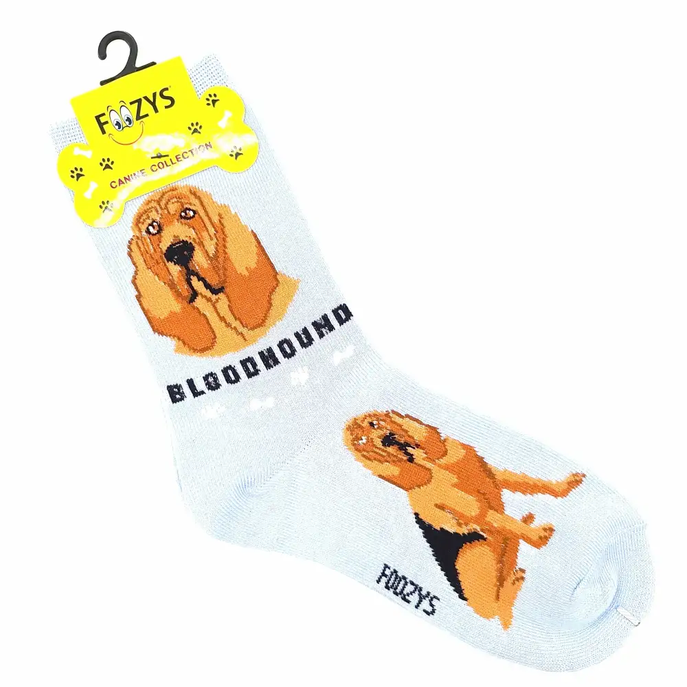 Unisex Bloodhound Crew Socks