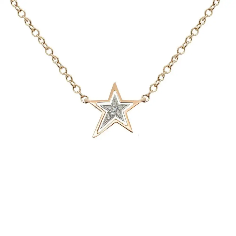 Refined Star Diamond Necklace