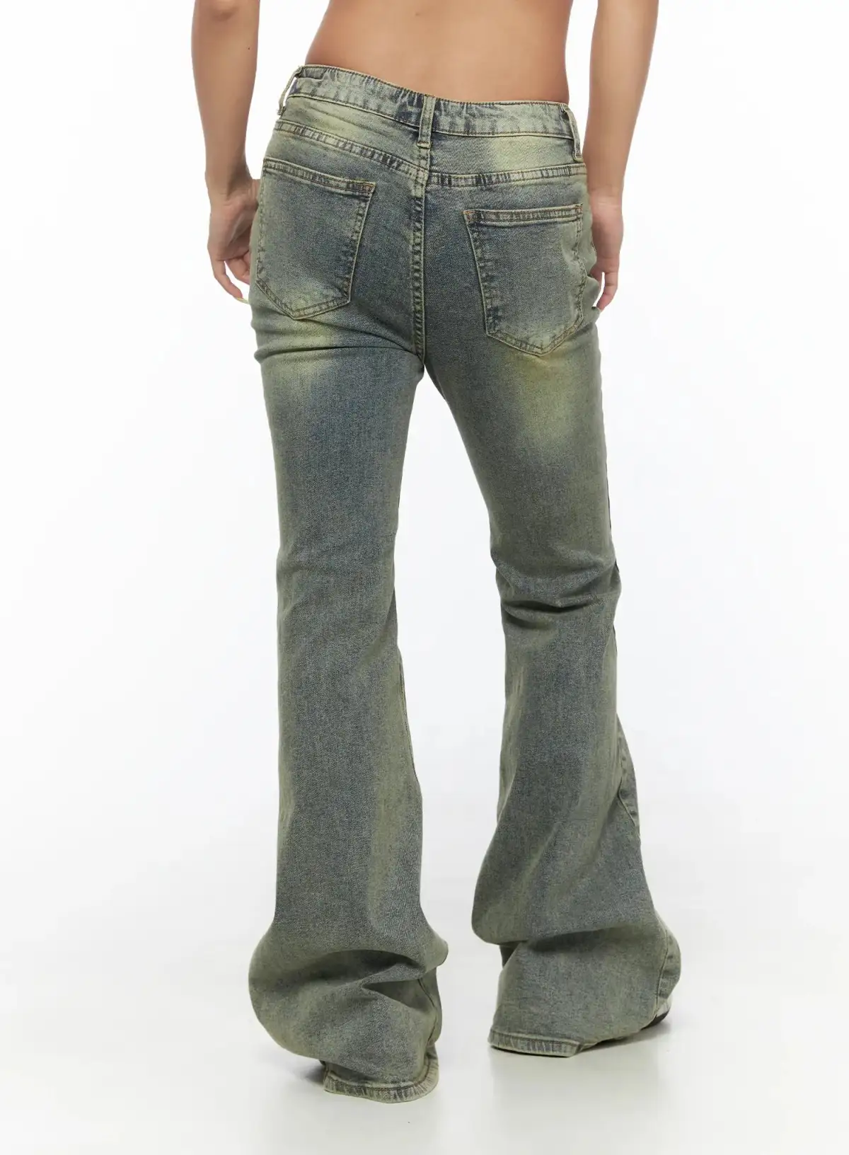 Regular-Fit Bootcut Jeans
