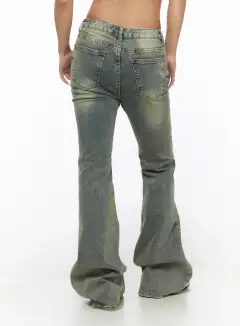 Regular-Fit Bootcut Jeans