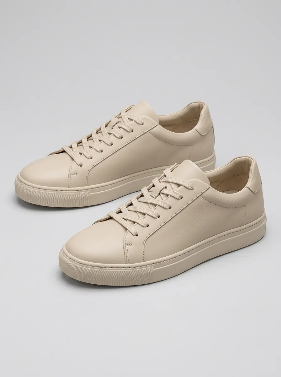 Men's Minimalist Leather Skate Shoes