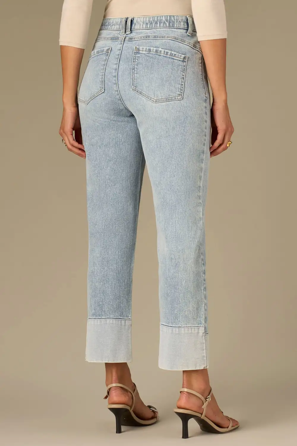 High Rise Round Up Boyfriend Petite Jeans Reverse