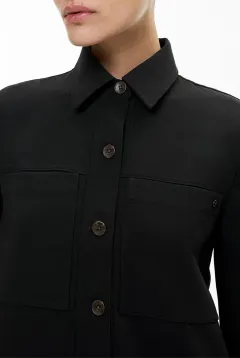 Black Shirt Dress