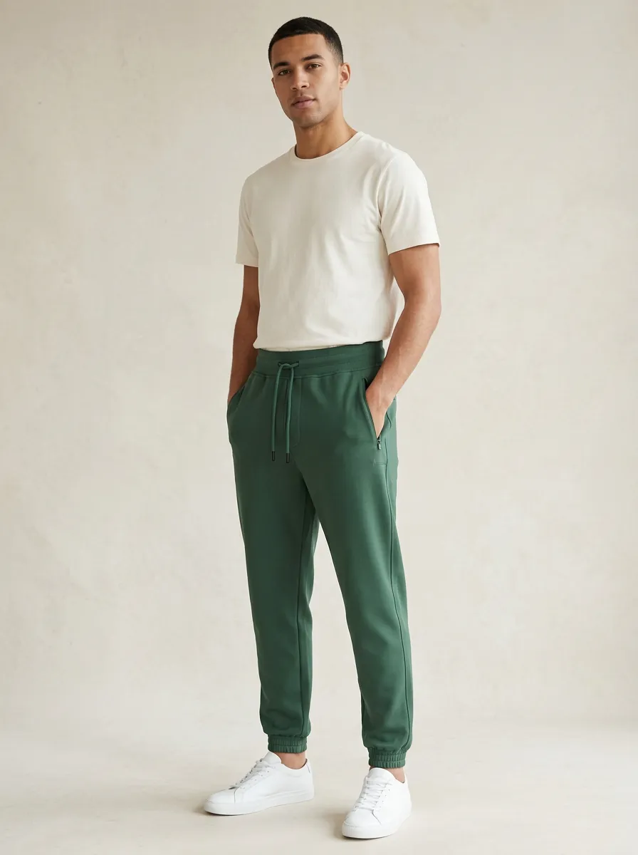 Unisex Modern Leisure Drawstring Sweatpants