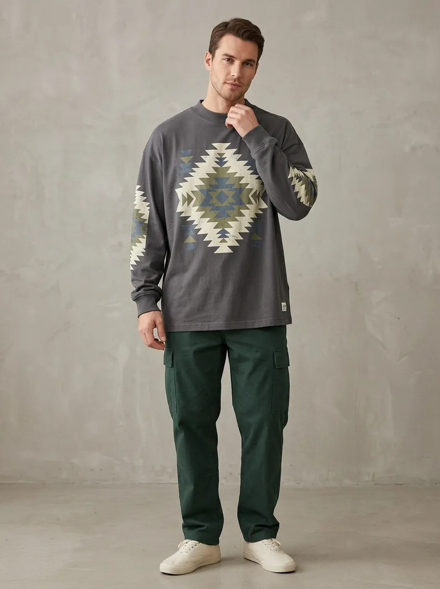 Men's Long Sleeve Contemporary Weekend Layering Shirt