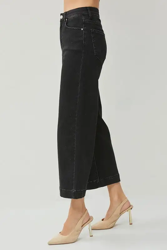 High Rise Wide Leg Jeans