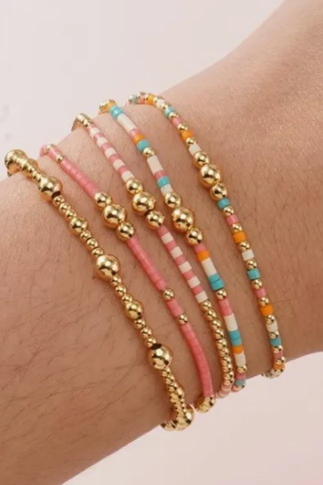Layered Beaded Bracelet