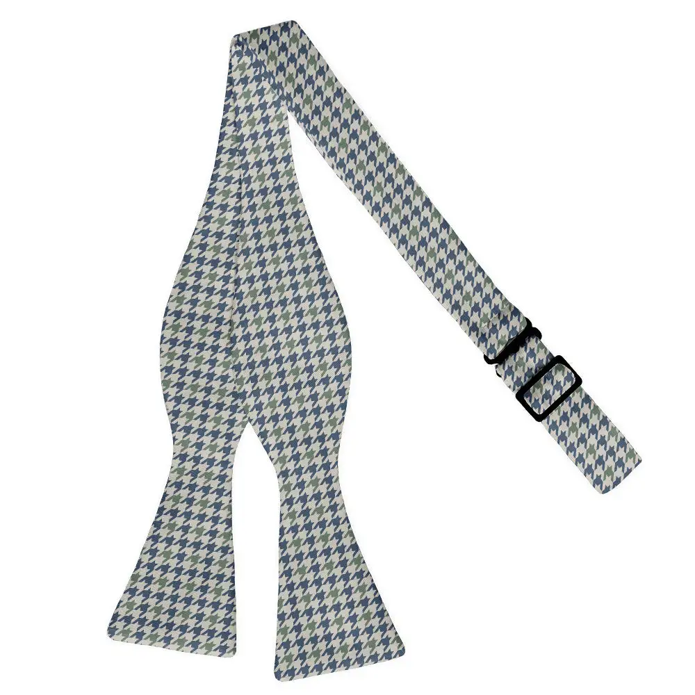 Houndstooth Pattern Bow Tie