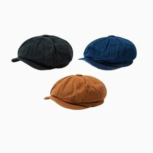 Outdoor Cotton Round Beret Hat