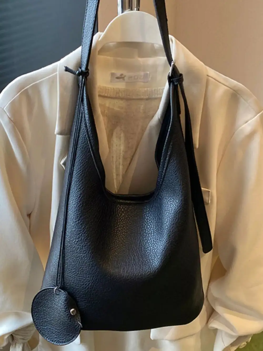 Classic Faux Leather Handbag