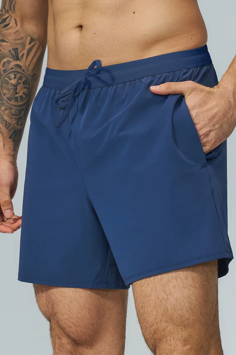 Breathable Drawstring Water Resistant Athletic Shorts