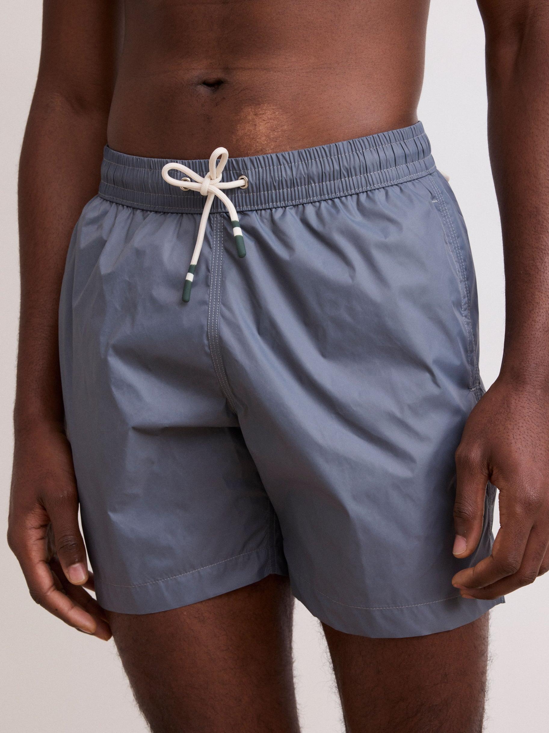 Loose Casual Comfortable Breathable Grey Swim Trunks