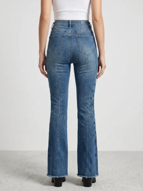 Women's High Waist Casual Denim Jeans