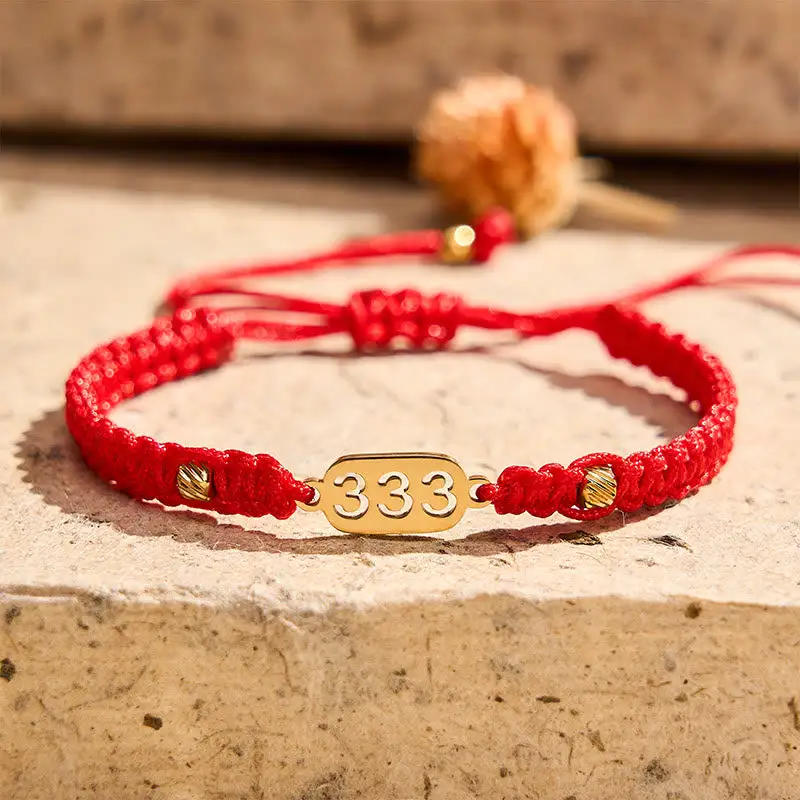 Angel Numbers Braided String Connection Bracelet