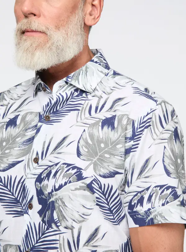 Fern Jacquard Short Sleeve Shirt