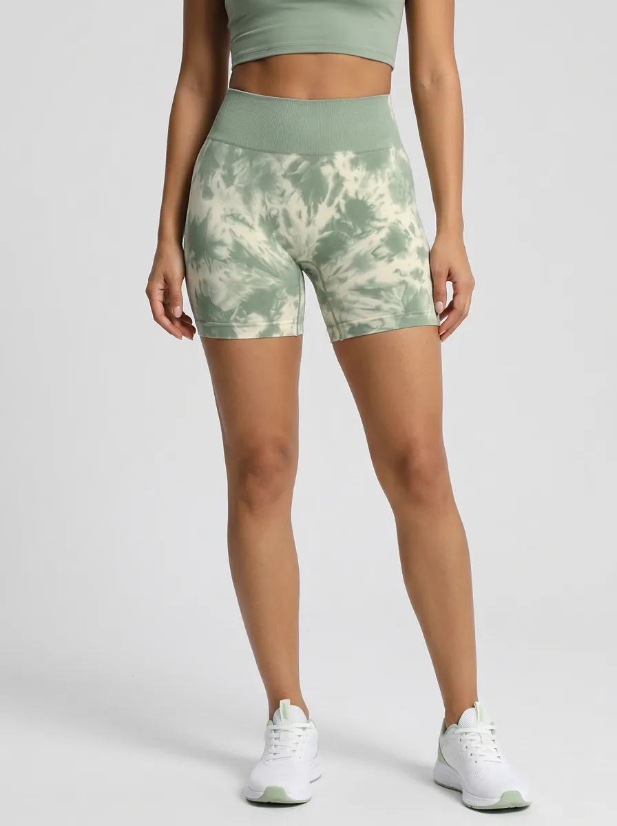 Women's Mid-Thigh High-Rise Biker Shorts