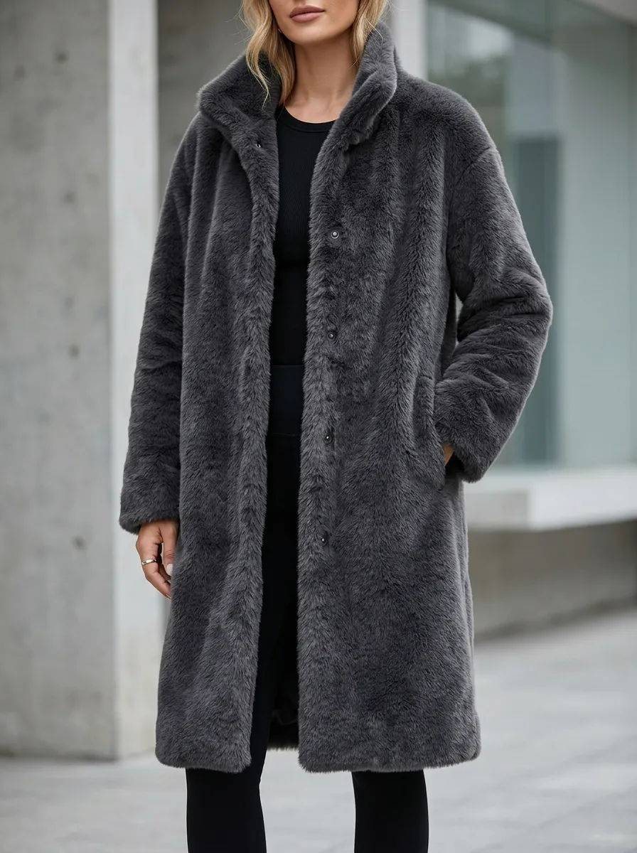Women's Faux Fur Winter Coat