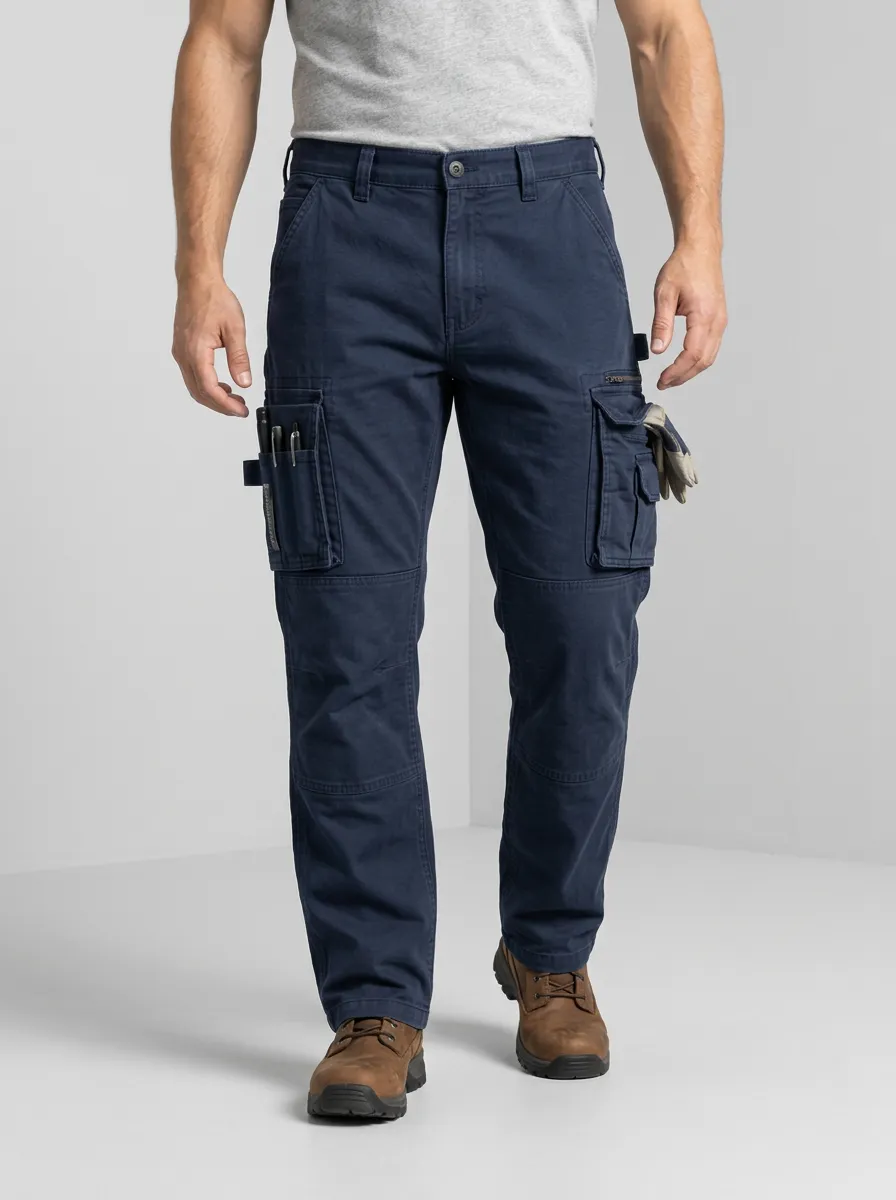 Men's Classic Multi-Pocket Work Pants