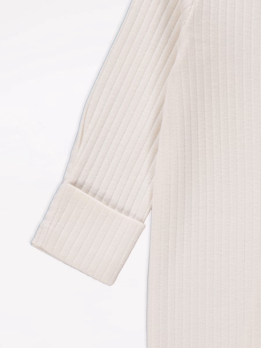 Ribbed 2 Way Zip Sleepsuits 3 Pack detail 2