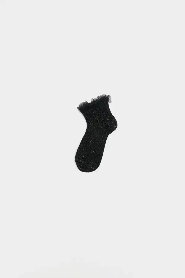 Classic Wool Ribbed Casual Socks