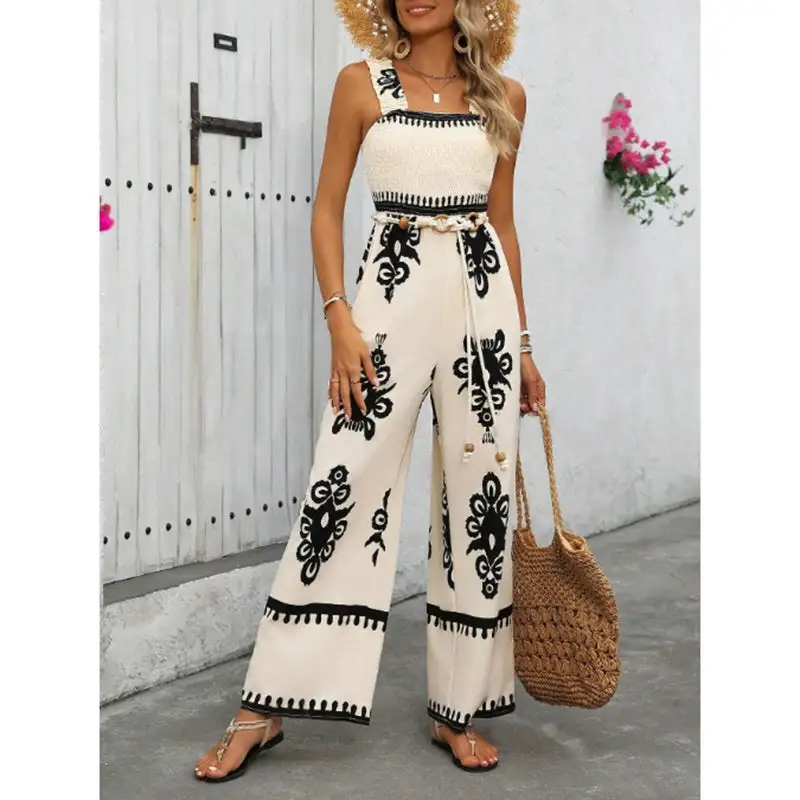 Boho Print Effortless Jumpsuit