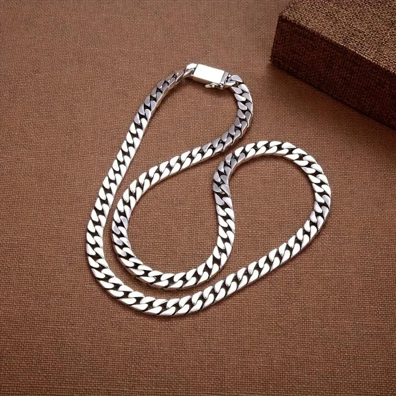 Magnetic Closure Magnetic Stainless Steel Cuban Chain Men's Necklace