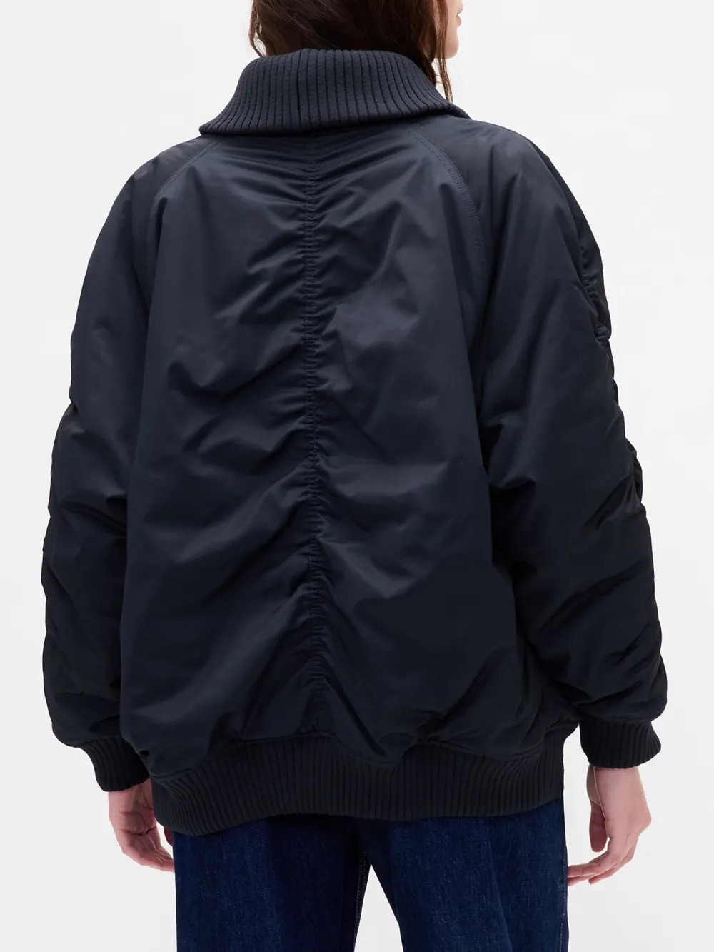 Back Pleated Waterproof Jacket