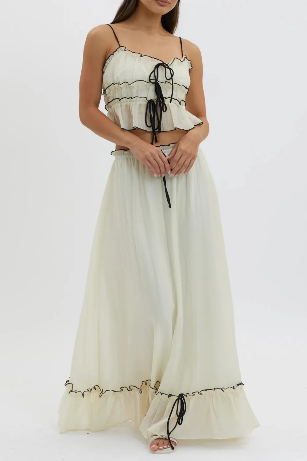 Versatile Casual Style Square Neck Top
