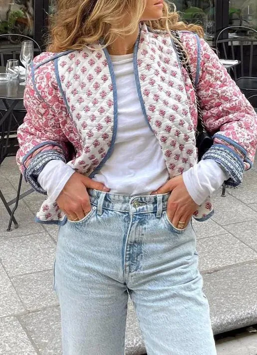Reversible Printed Relaxed Jacket