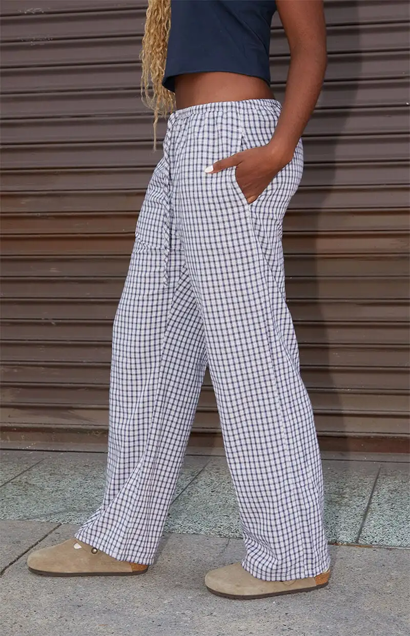 John Galt Plaid Anastasia Boxer Sweatpants