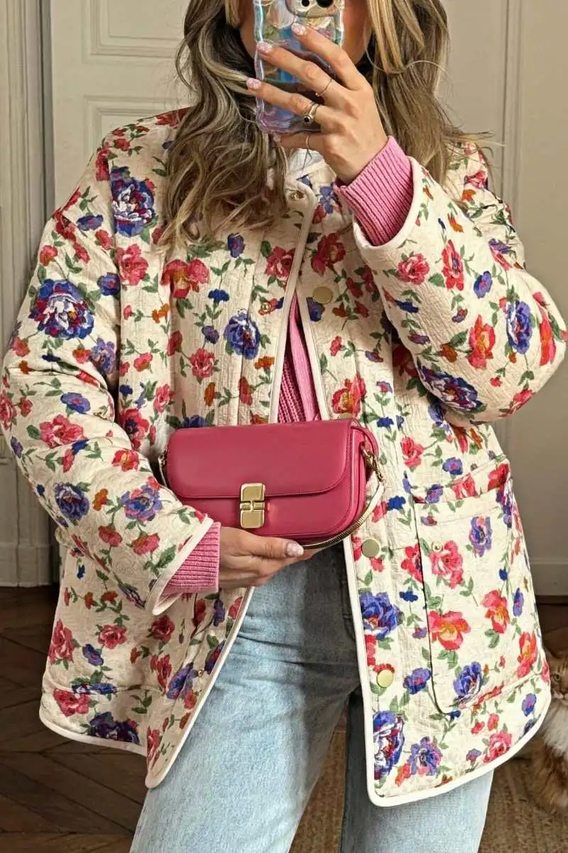 Floral Relaxed Classic Jacket